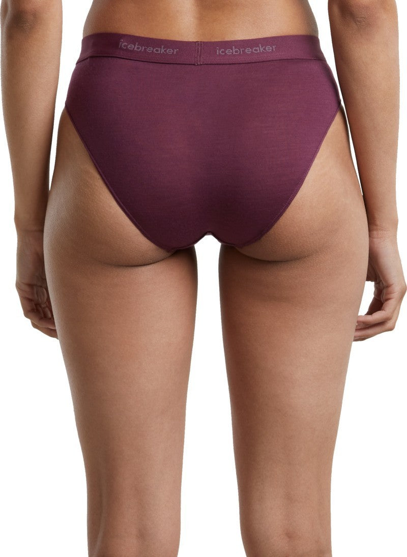 Merino Blend 125 Cool-Lite Sprite Hipster - Womens - dark berry 1