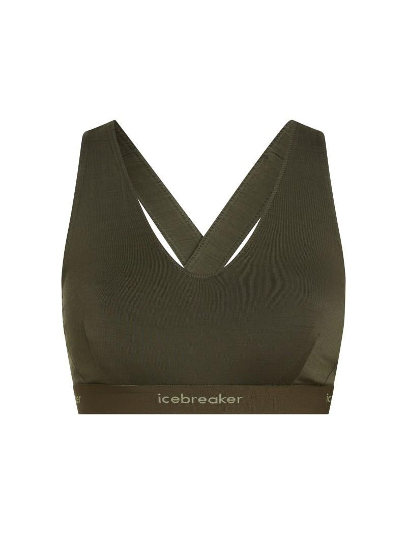 Merino Blend 125 Cool-Lite Sprite Racerback Bra - Womens - dark loden 1