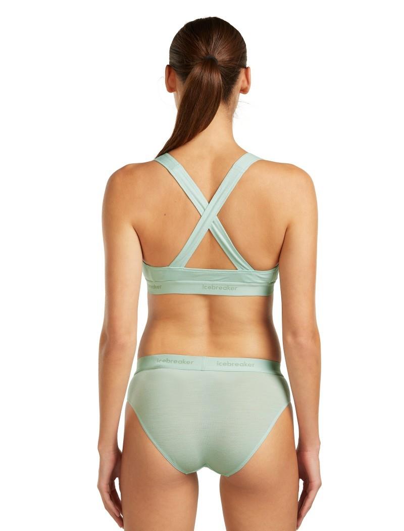 Merino Blend 125 Cool-Lite Sprite Racerback Bra - Womens - mint 1