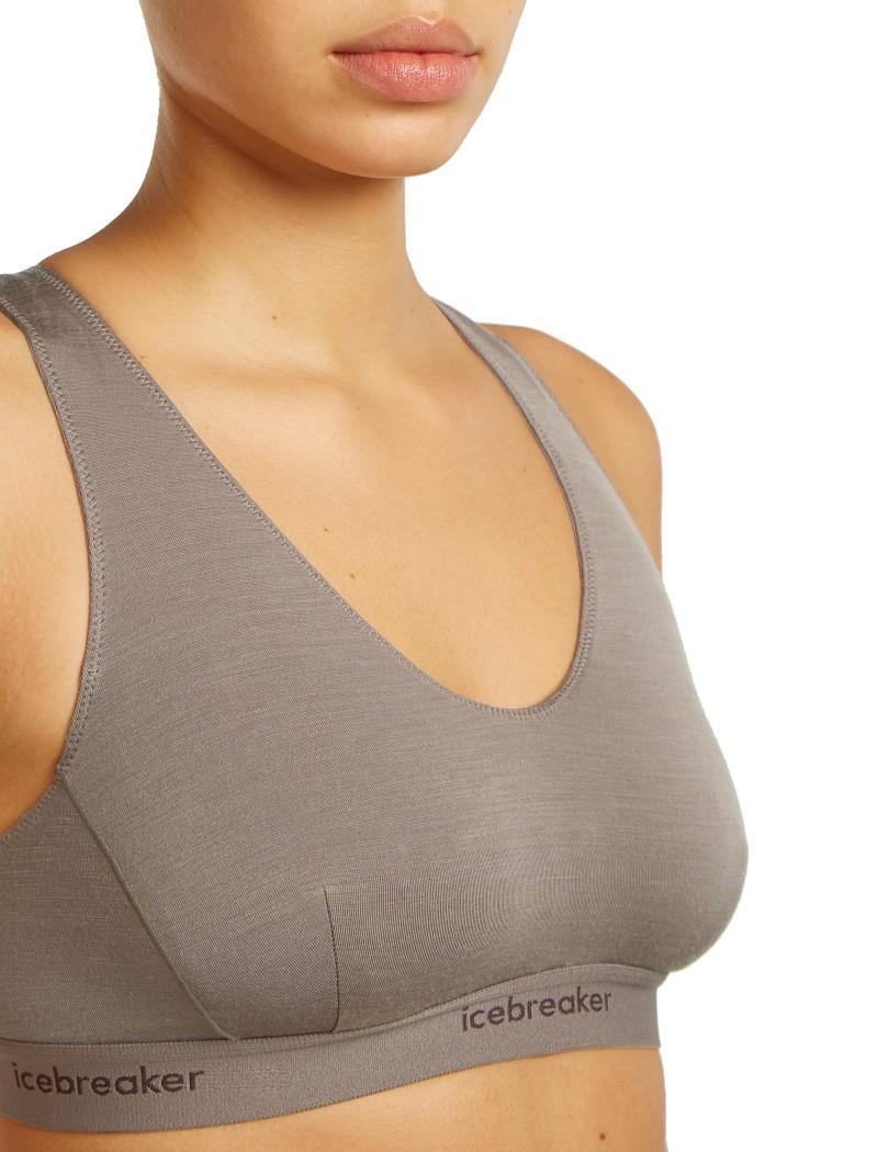 Merino Blend 125 Cool-Lite Sprite Racerback Bra - Womens - porcini 1