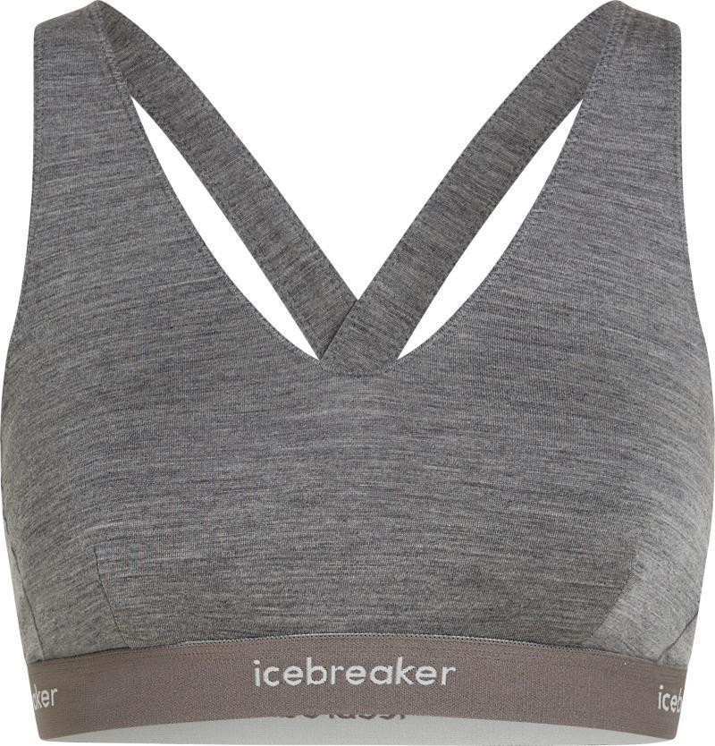 Merino Blend 125 Cool-Lite Sprite Racerback Bra - gritstone heather 1