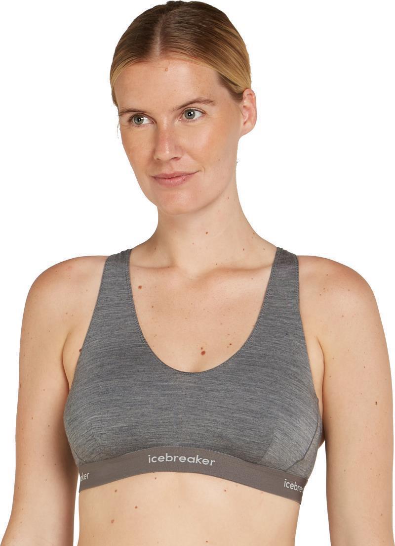 Merino Blend 125 Cool-Lite Sprite Racerback Bra - gritstone heather 1