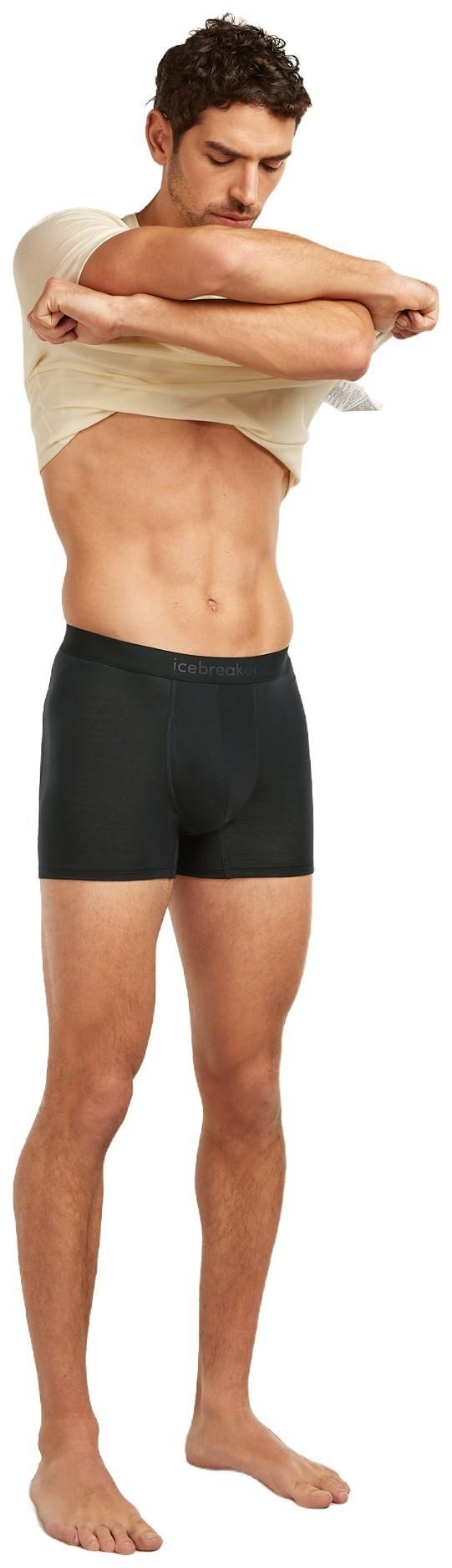 Merino Blend 125 ZoneKnit Boxers - Mens - black 1
