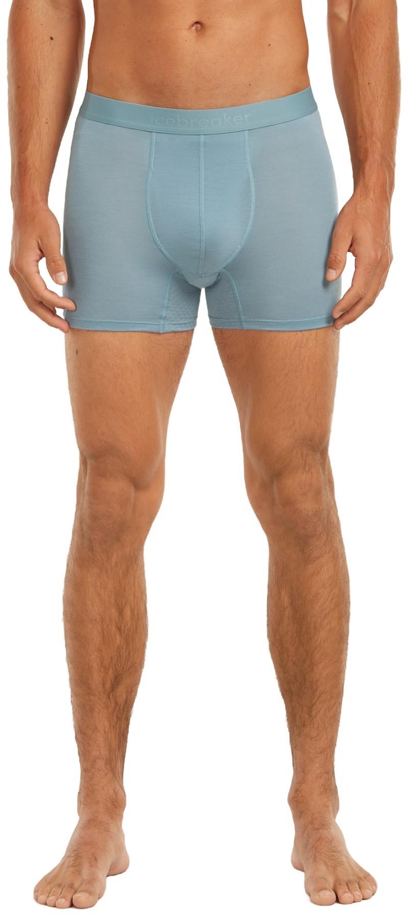 Merino Blend 125 ZoneKnit Boxers - Mens - flint blue 1