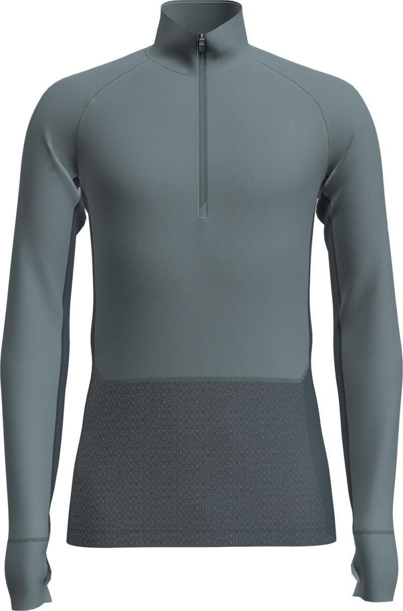Merino Blend 125 ZoneKnit LS Half Zip - Mens - abyss / blue ash / cb 1