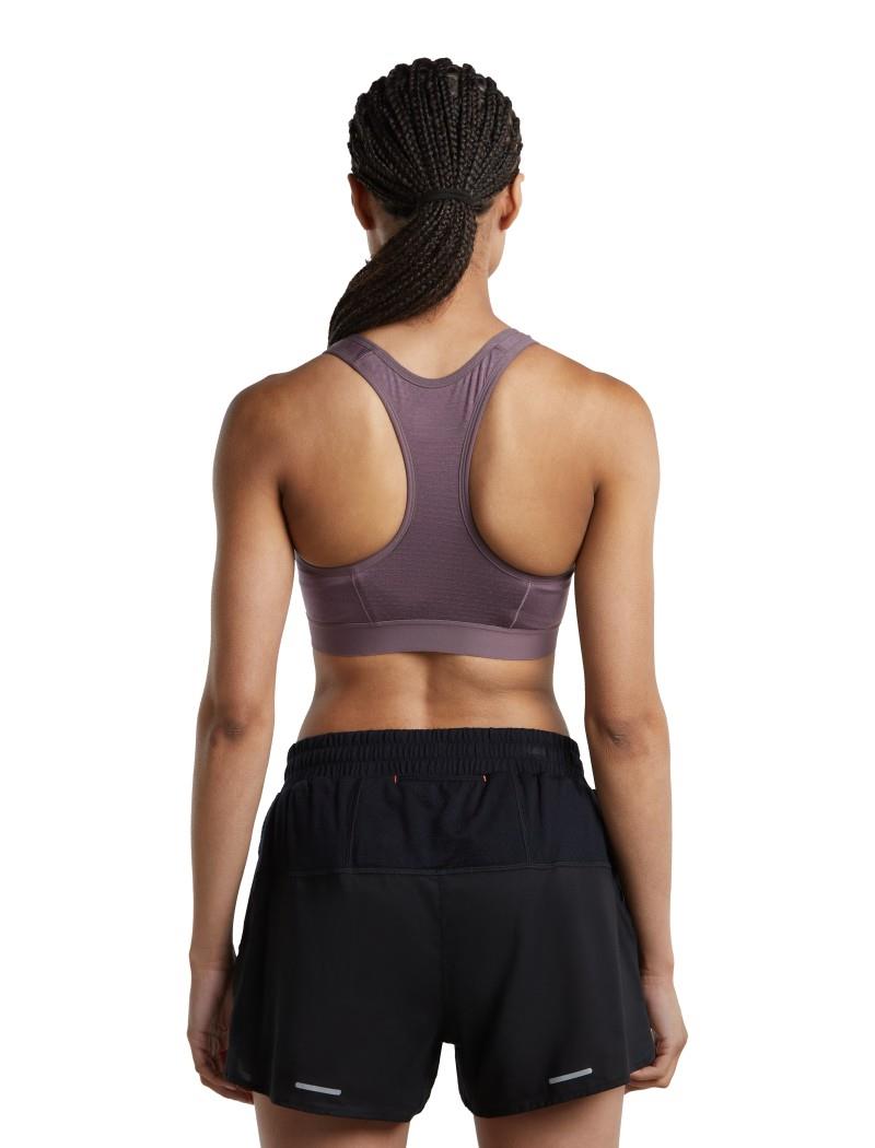 Merino Blend 125 ZoneKnit Racerback Bra - Womens - grey plum 1