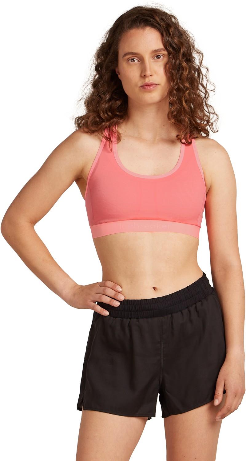 Merino Blend 125 ZoneKnit Racerback Bra - acid pink 1