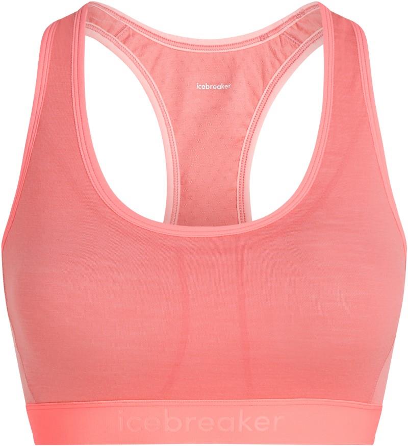 Merino Blend 125 ZoneKnit Racerback Bra - acid pink 1