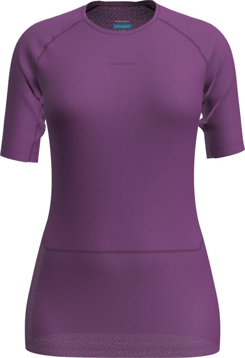 Merino Blend 125 ZoneKnit SS Crewe - Womens - passion 1