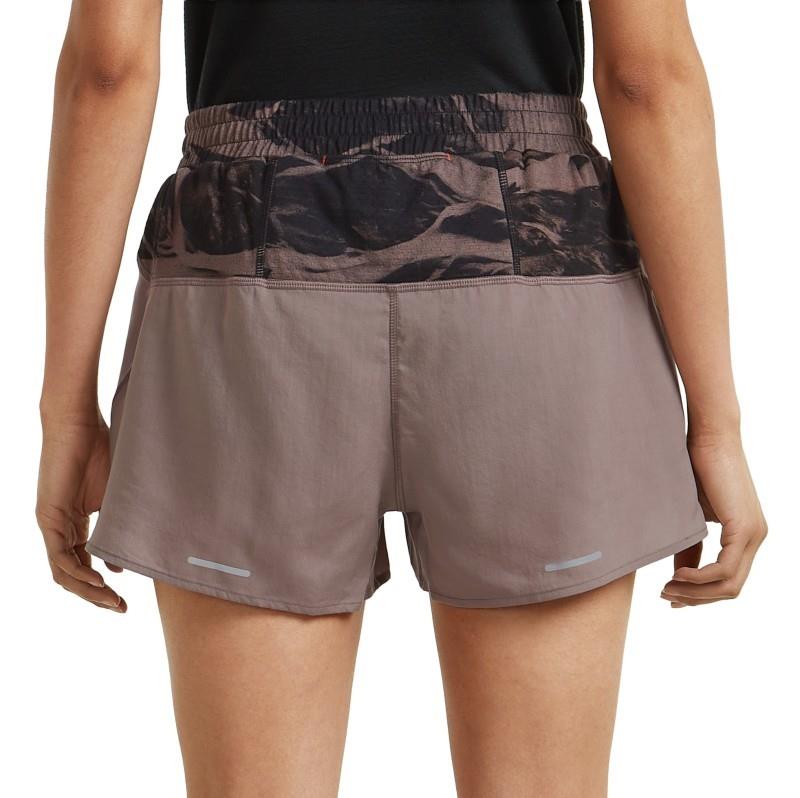 Merino Blend 125 ZoneKnit Speed Shorts, 3" Inseam - Womens - porcini / black / aop 1
