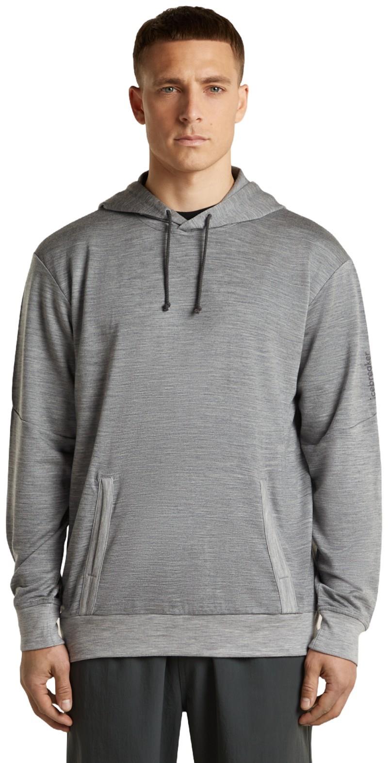 Merino Blend 150 Drift LS Hoodie - Mens - metro heather 1