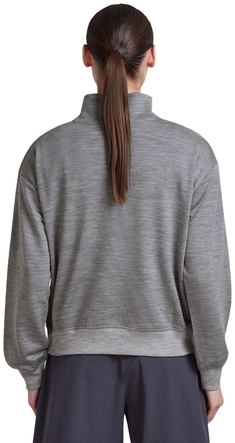 Merino Blend 150 Drift Relaxed LS Half Zip - Womens - metro heather 1