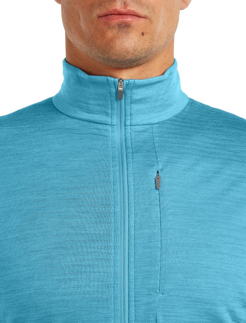 Merino Blend 200 RealFleece Descender LS Half Zip - Mens - arctic / atlantis / cb 1