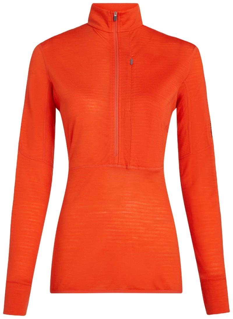 Merino Blend 200 RealFleece Descender LS Half Zip - Womens - fervid 1