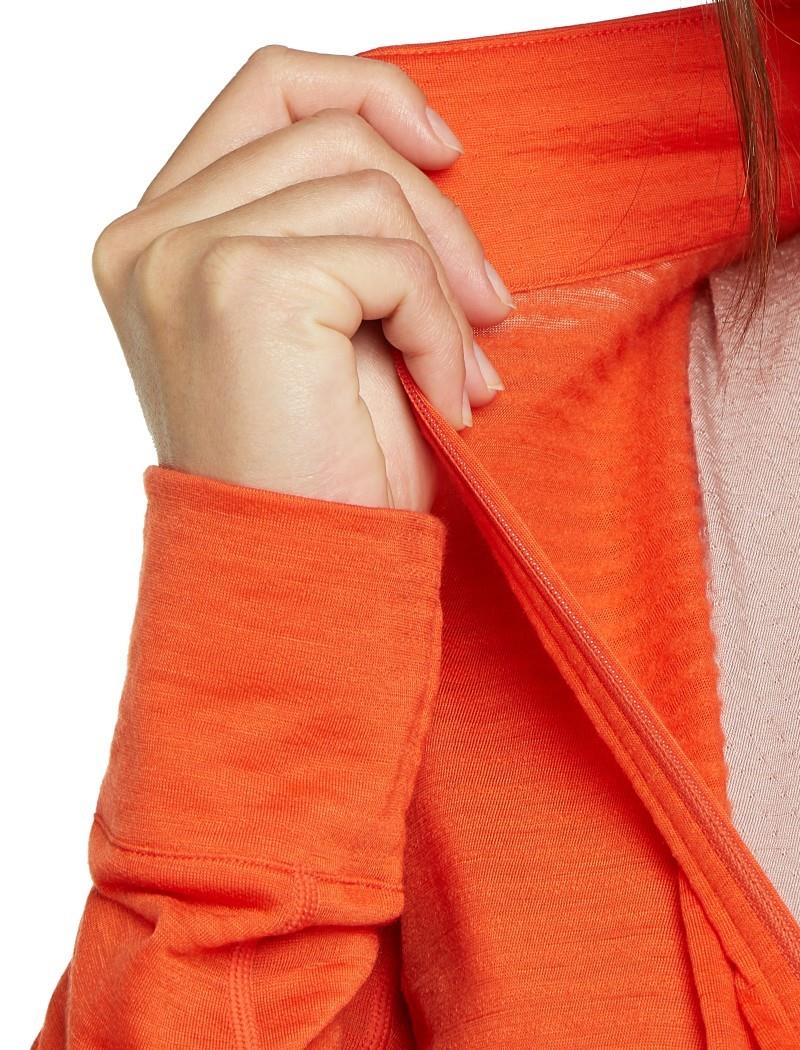 Merino Blend 200 RealFleece Descender LS Half Zip - Womens - fervid 1