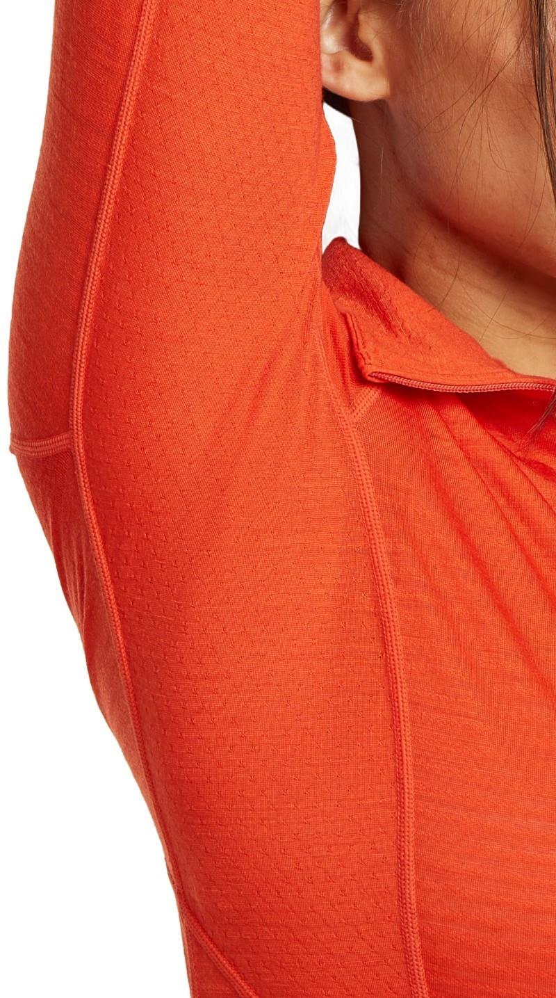 Merino Blend 200 RealFleece Descender LS Half Zip - Womens - fervid 1