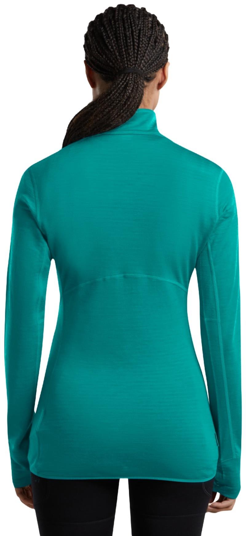 Merino Blend 200 RealFleece Descender LS Half Zip - Womens - tidal teal 1