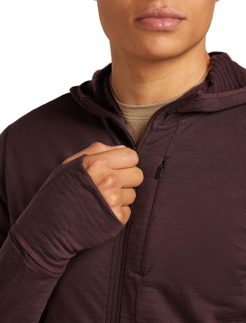 Merino Blend 200 RealFleece Descender LS Zip Hoodie - Mens - java 1