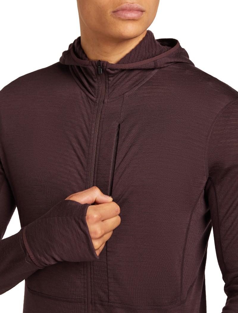 Merino Blend 200 RealFleece Descender LS Zip Hoodie - Mens - java 1
