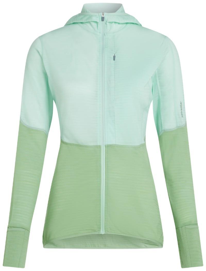 Merino Blend 200 RealFleece Descender LS Zip Hoodie - Womens - mint / seaglass / cb 1