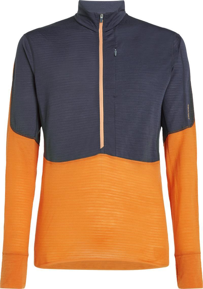 Merino Blend 200 RealFleecee Descender LS Half Zip - Mens - graphite / ray / feldspar / cb 1