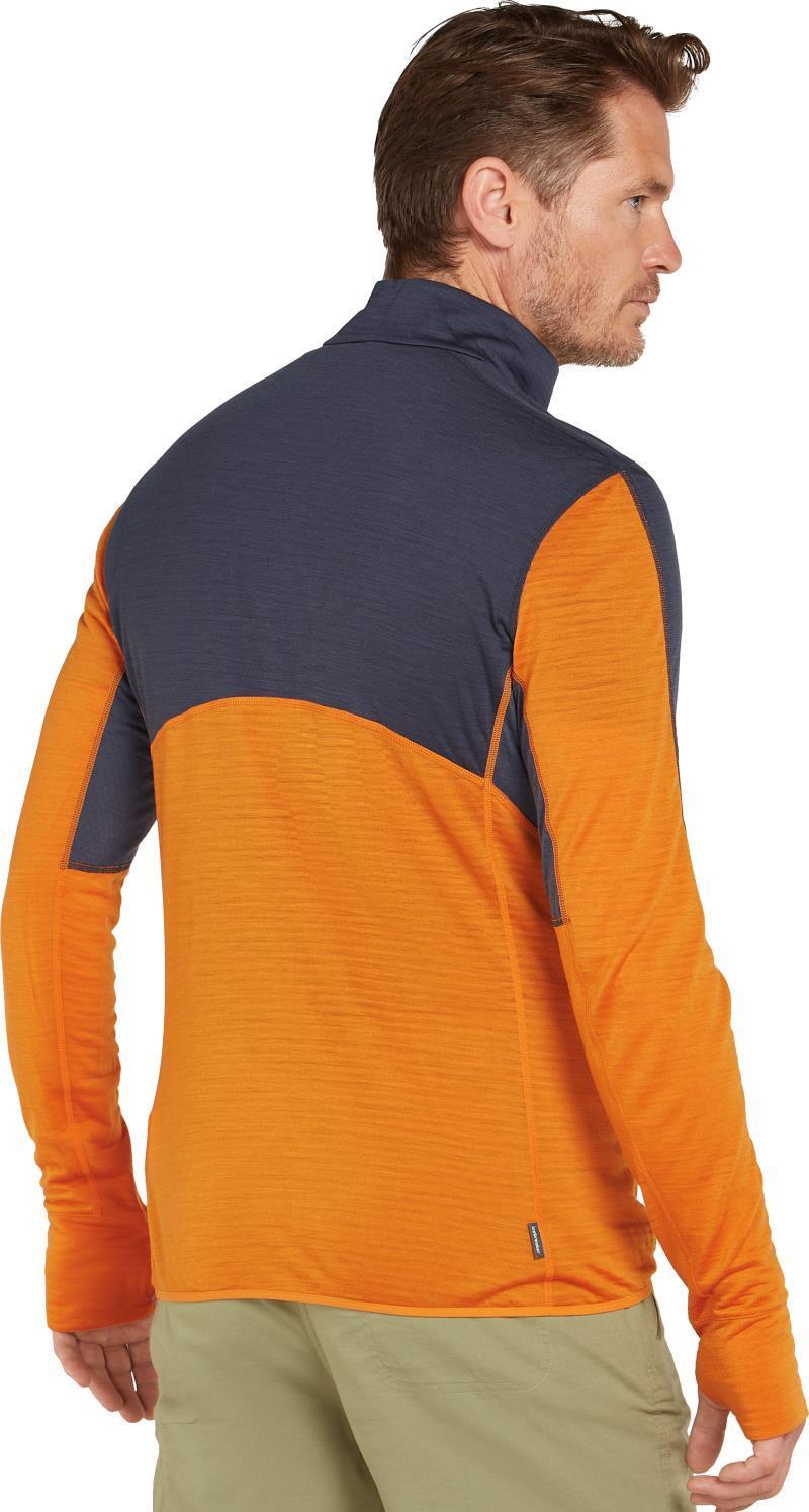 Merino Blend 200 RealFleecee Descender LS Half Zip - Mens - graphite / ray / feldspar / cb 1