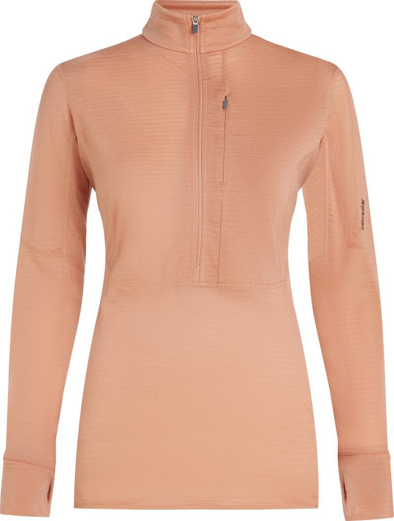 Merino Blend 200 RealFleecee Descender LS Half Zip - Womens - desert sand 1