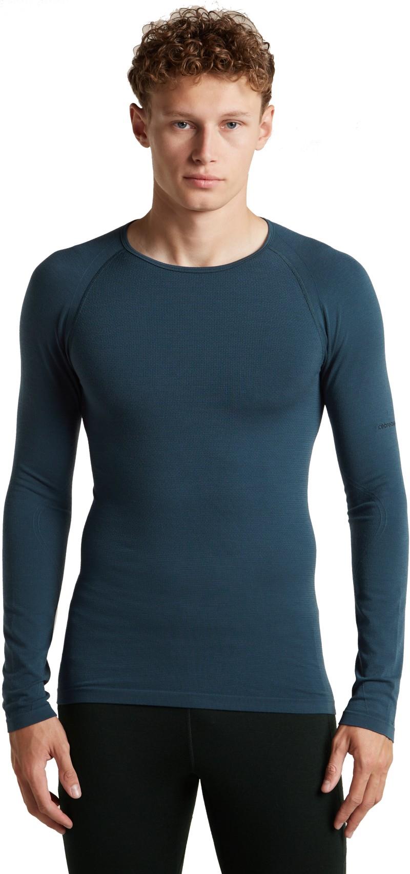 Merino Blend 260 ZoneKnit Seamless LS Crewe - Mens - abyss 1