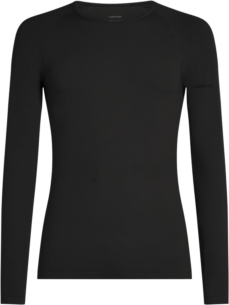 Merino Blend 260 ZoneKnit Seamless LS Crewe - Mens - black 1