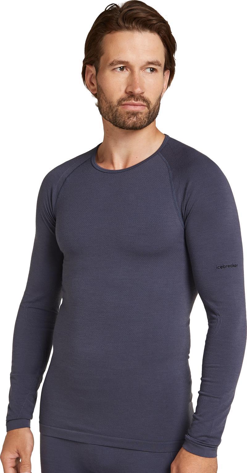 Merino Blend 260 ZoneKnit Seamless LS Crewe - Mens - graphite 1
