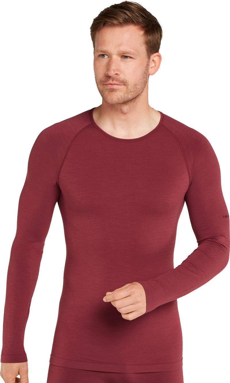 Merino Blend 260 ZoneKnit Seamless LS Crewe - Mens - port 1
