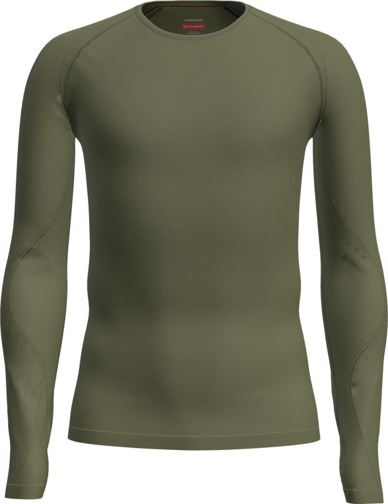 Merino Blend 260 ZoneKnit Seamless LS Crewe - Mens - sphagnum 1