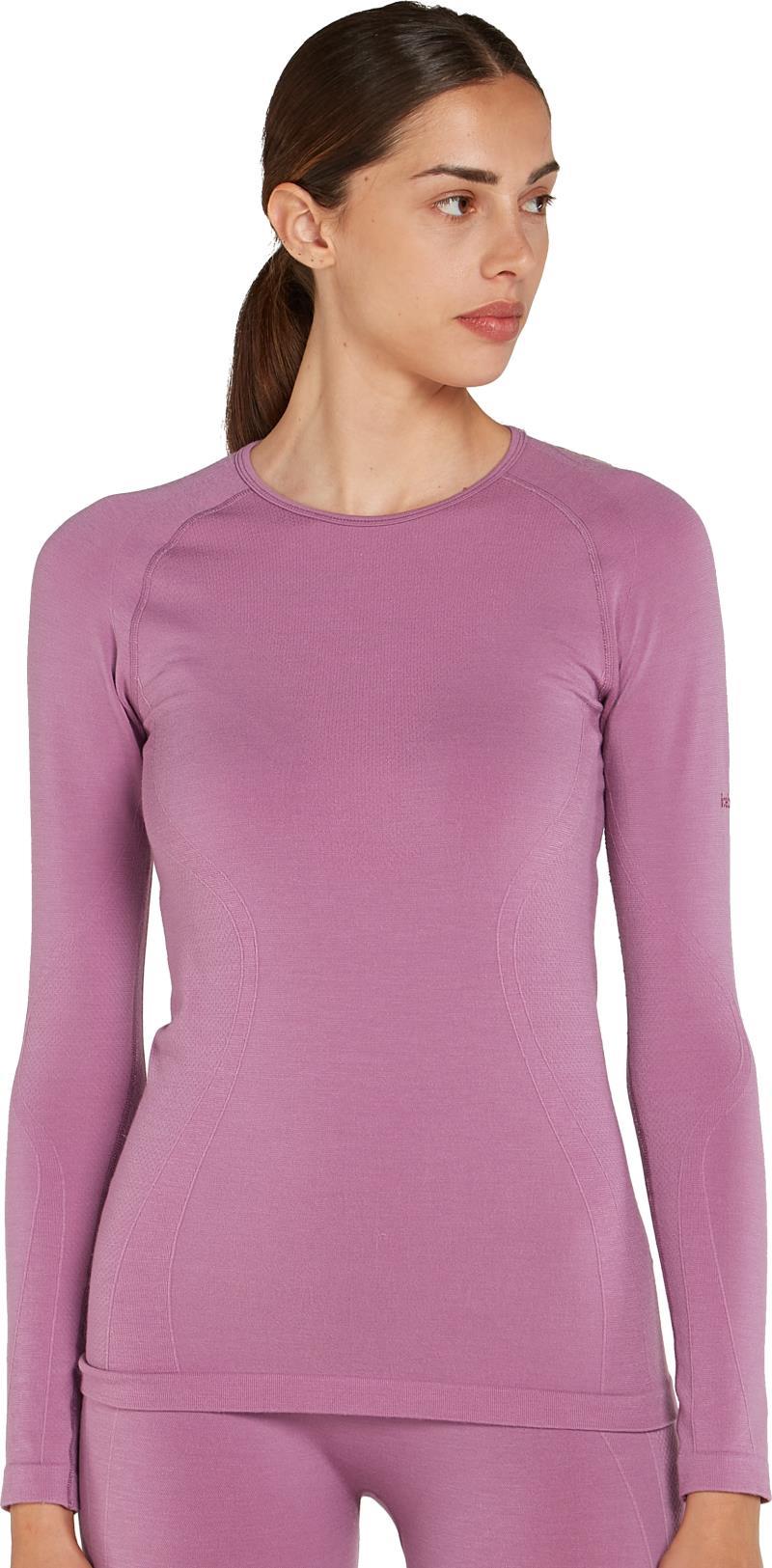 Merino Blend 260 ZoneKnit Seamless LS Crewe - Womens - Deco 2