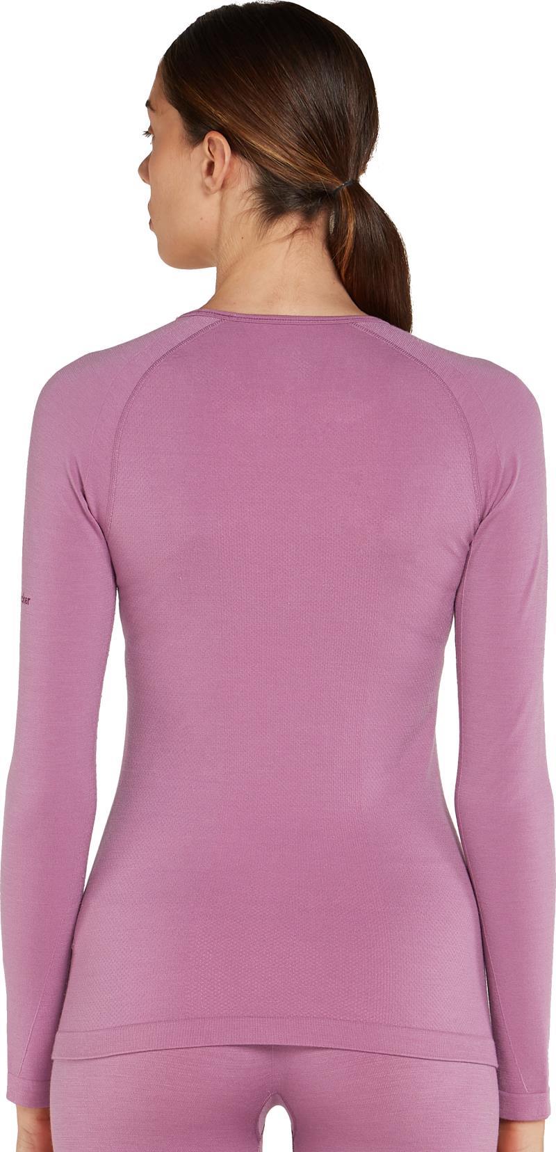 Merino Blend 260 ZoneKnit Seamless LS Crewe - Womens - Deco 3