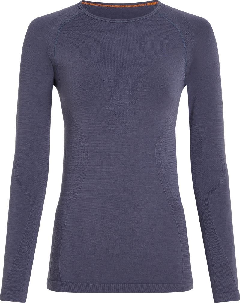 Merino Blend 260 ZoneKnit Seamless LS Crewe - Womens - Graphite 1