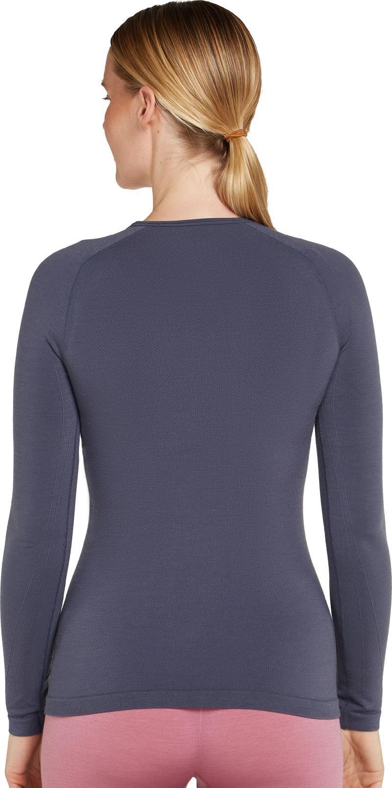 Merino Blend 260 ZoneKnit Seamless LS Crewe - Womens - Graphite 3