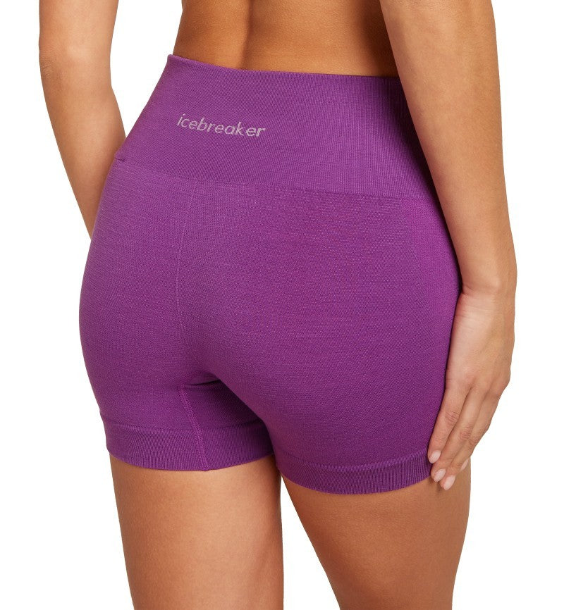 Merino Blend 260 Zoneknit Seamless 4" Shorts - Womens - passion 1
