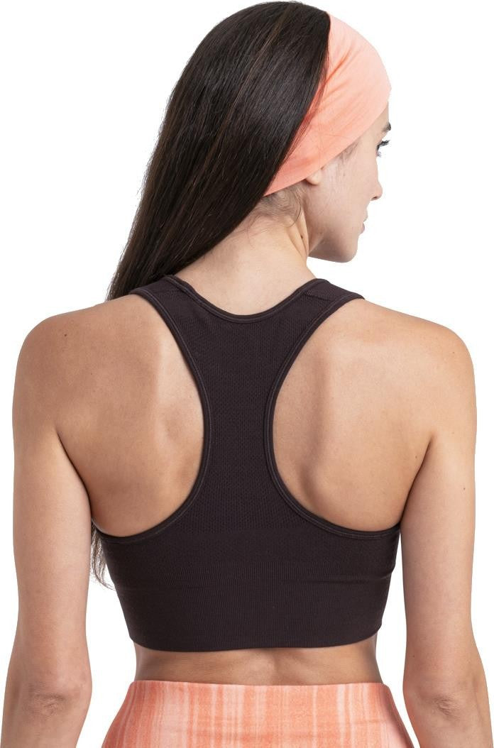 Merino Blend 260 Zoneknit Seamless Bra - black 1