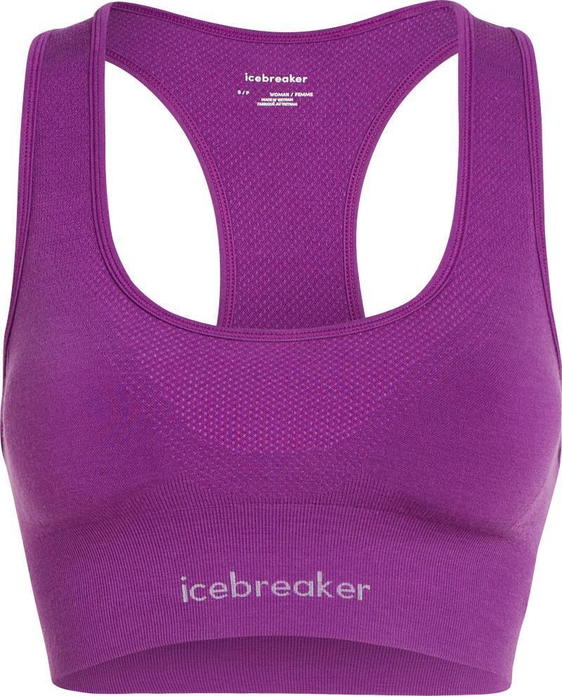 Merino Blend 260 Zoneknit Seamless Bra - passion 1