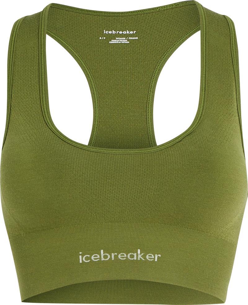 Merino Blend 260 Zoneknit Seamless Bra - sphagnum 1