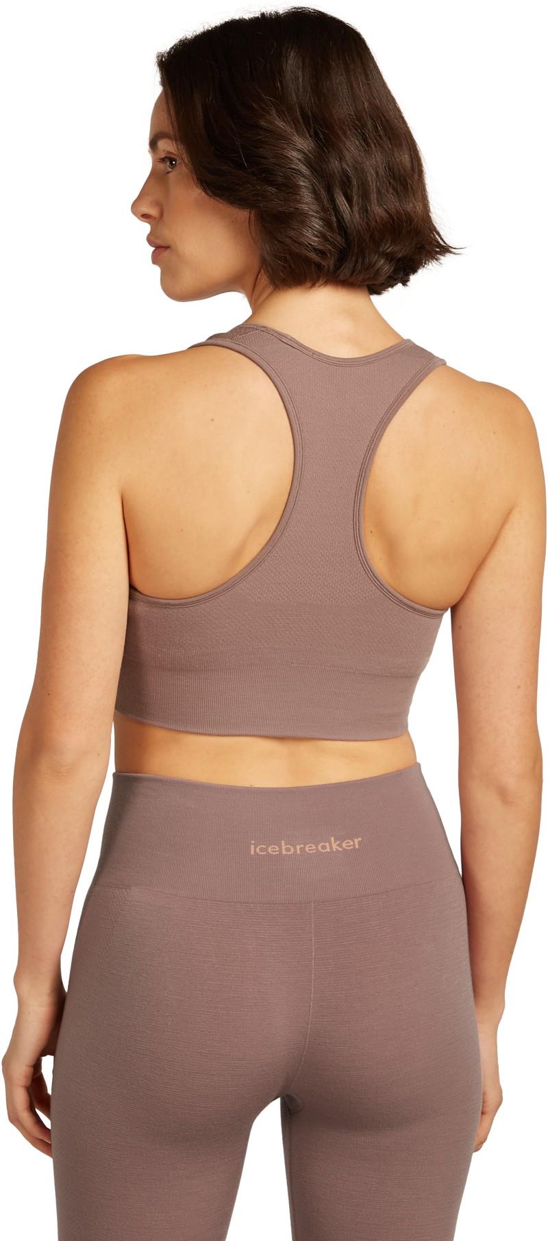Merino Blend 260 Zoneknit Seamless Bra - summit 1