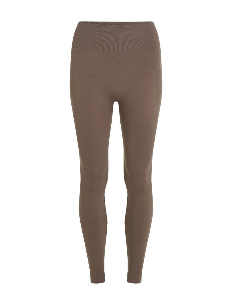 Merino Blend 260 Zoneknit Seamless Tights, 25" Inseam - Womens - porcini 1
