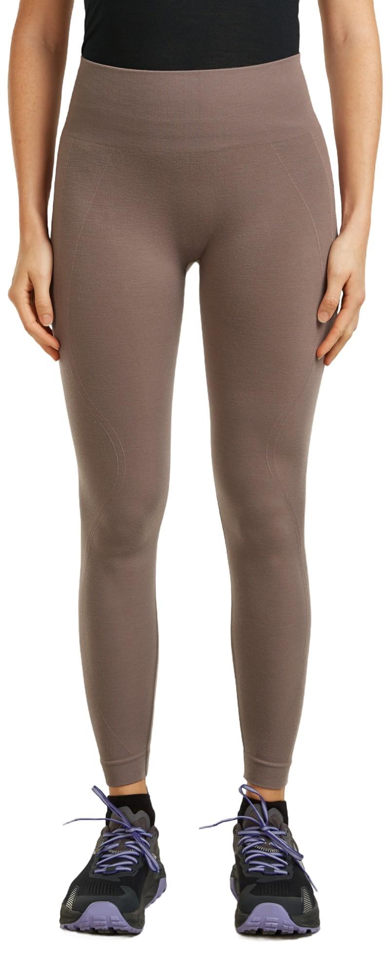 Merino Blend 260 Zoneknit Seamless Tights, 25" Inseam - Womens - porcini 1