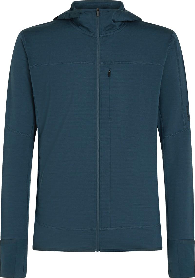 Merino Blend 300 RealFleece Descender LS Zip Hoodie - Mens - abyss 1