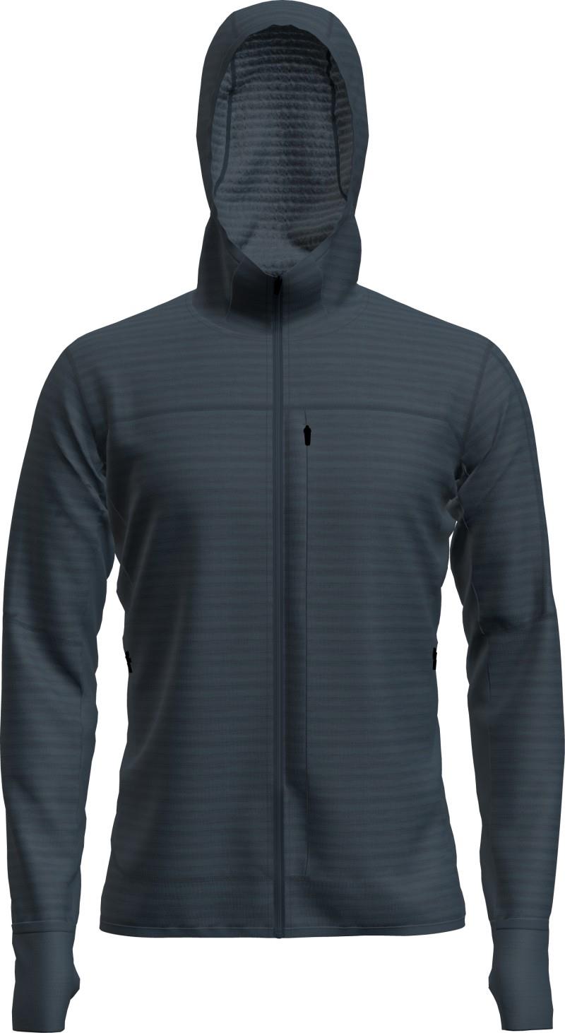 Merino Blend 300 RealFleece Descender LS Zip Hoodie - Mens - abyss 1