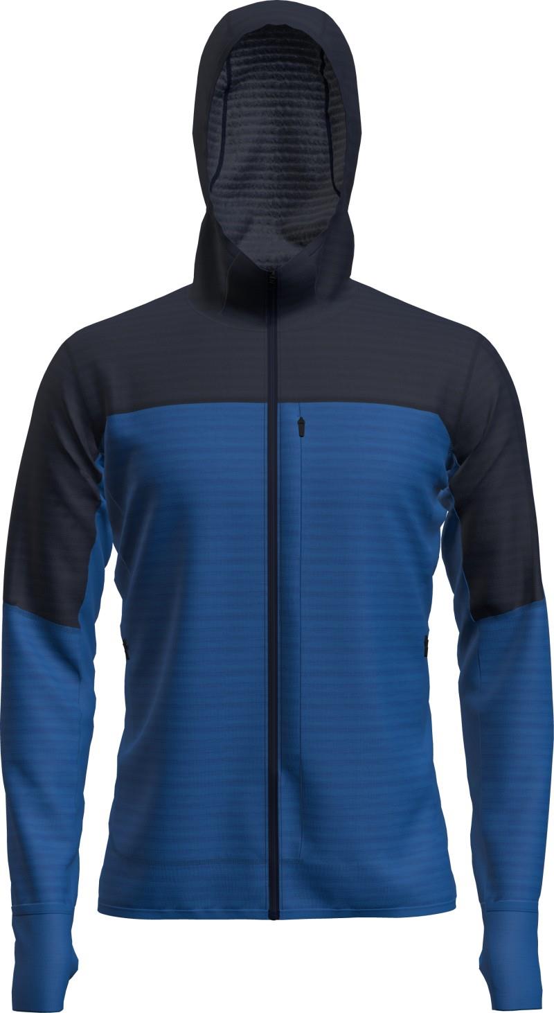 Merino Blend 300 RealFleece Descender LS Zip Hoodie - Mens - lazurite / midnight navy / cb 1