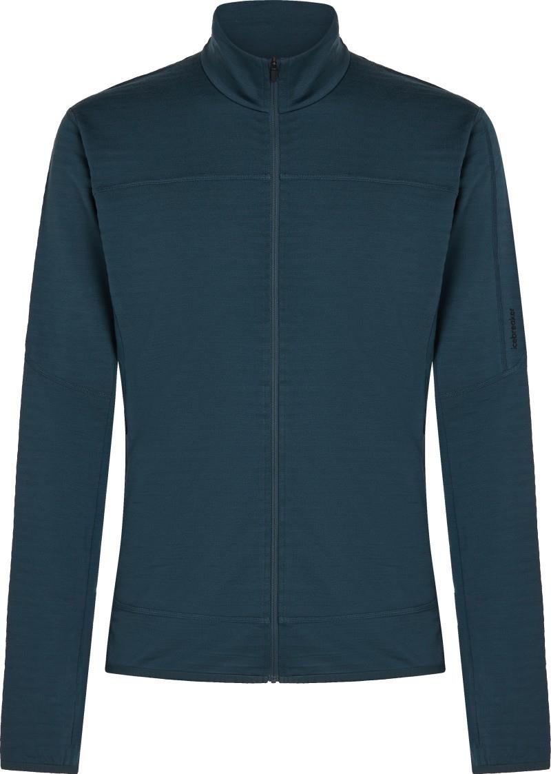 Merino Blend 300 RealFleece Descender LS Zip - Mens - abyss 1