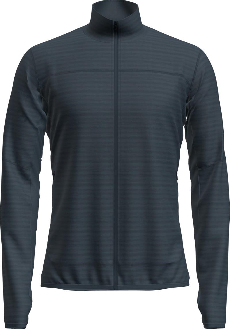 Merino Blend 300 RealFleece Descender LS Zip - Mens - abyss 1