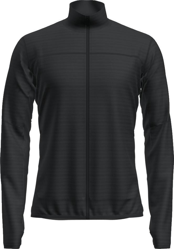 Merino Blend 300 RealFleece Descender LS Zip - Mens - black 1