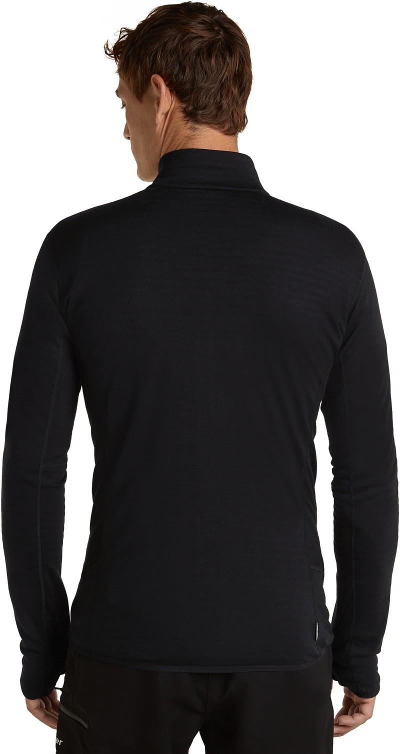 Merino Blend 300 RealFleece Descender LS Zip - Mens - black 1
